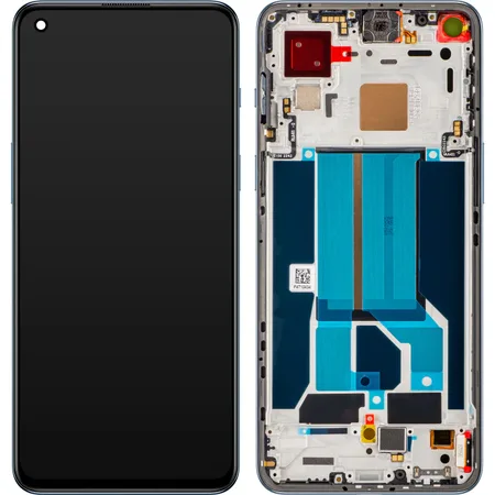OnePlus Nord 2 5G (DN2101 / DN2103) Display Complete + Frame (2011100359) - Blue Haze