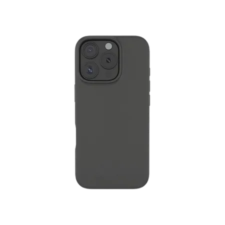 Dunne Soft Silicone Case For iPhone 16 Pro – Zwart
