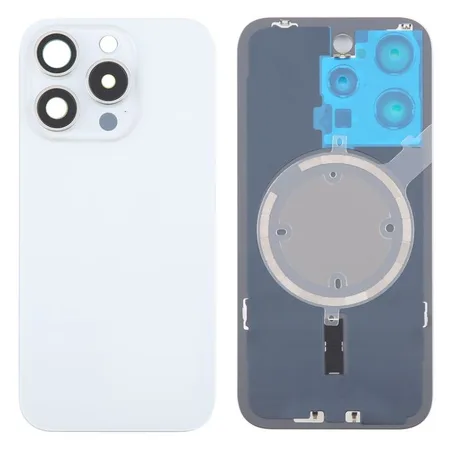 iPhone 16 Pro Max – Replacement Battery Cover (with Frame) – Silver
