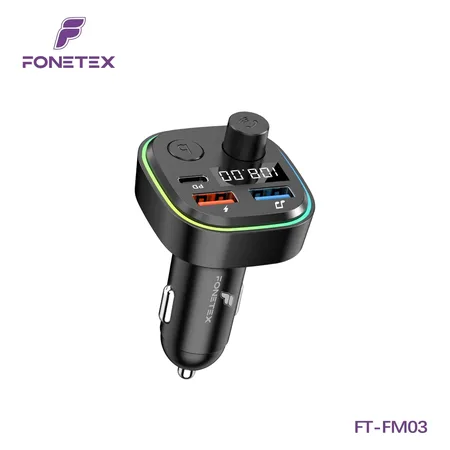 FoneTex FM Transmitter + Fast Charger – FT-FM03