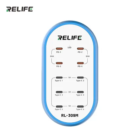 Relife 10 Port Type-C Smart Charger – RL-309M